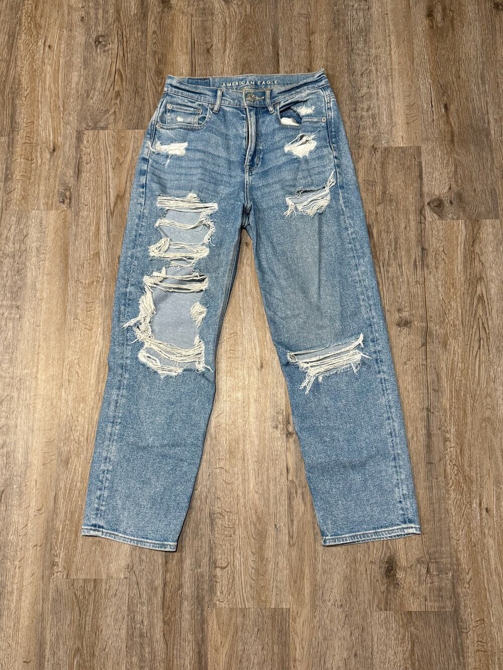American Eagle Women's Stretch Highest Rise 90s Boyfriend Jean Size 4